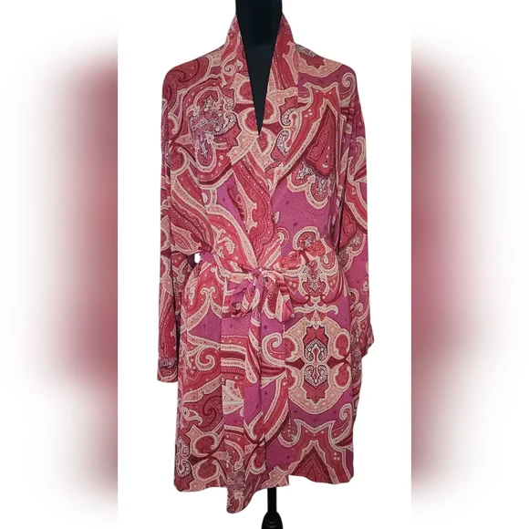 Victoria's Secret Vintage Paisley Robe, One Size Fits Most - Picture 1 of 6